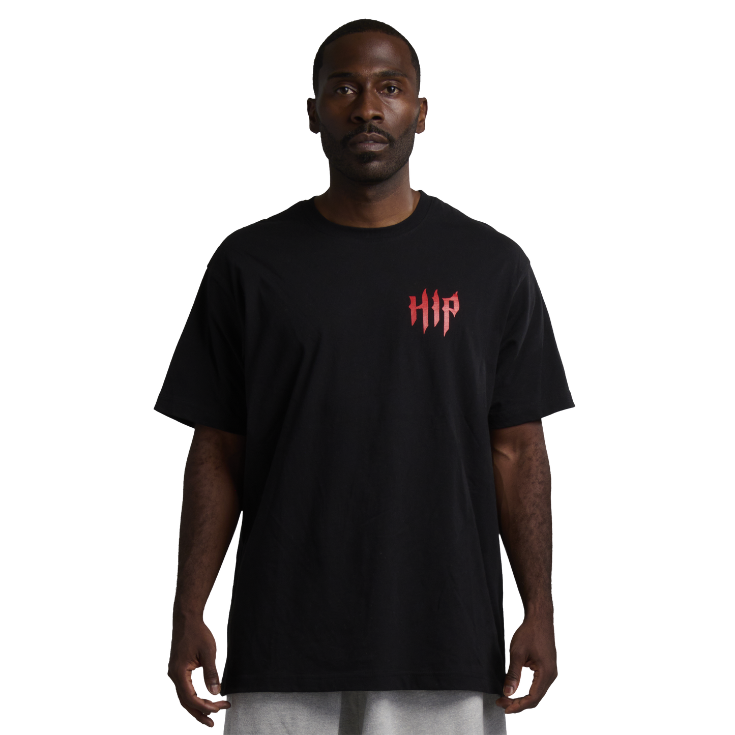 GRUNGE CORE TEE BLACK/RED