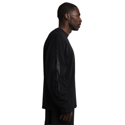 GRUNGE FLAME L/S - NOIR