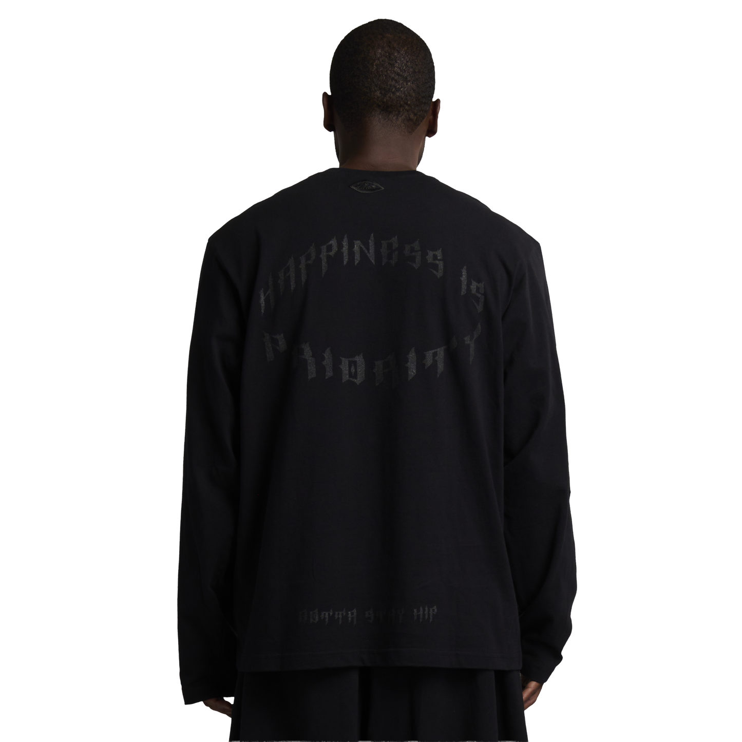 GRUNGE FLAME L/S - NOIR