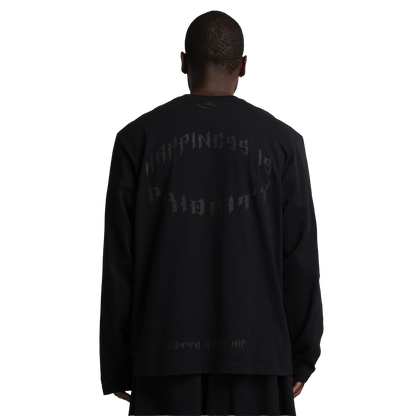GRUNGE FLAME L/S - NOIR