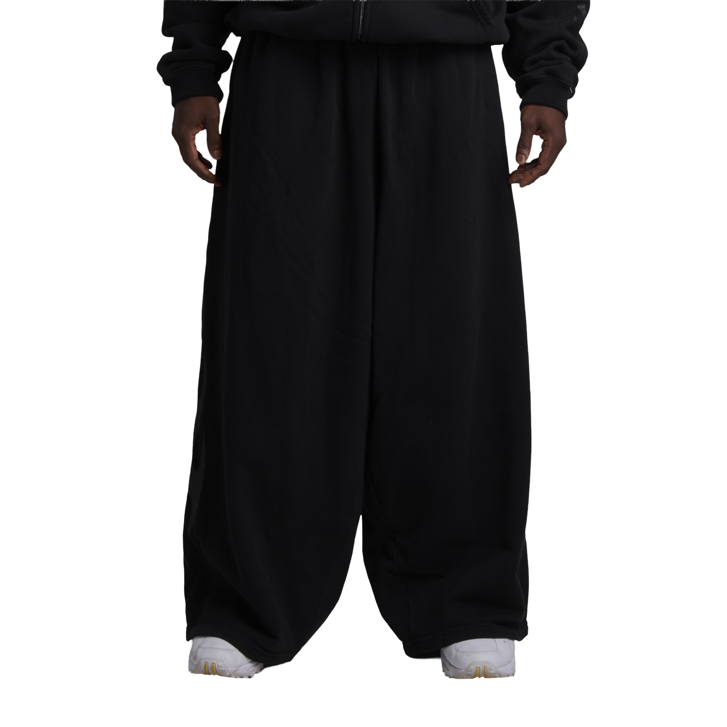 GRUNGE FLAME SWEATS - NOIR