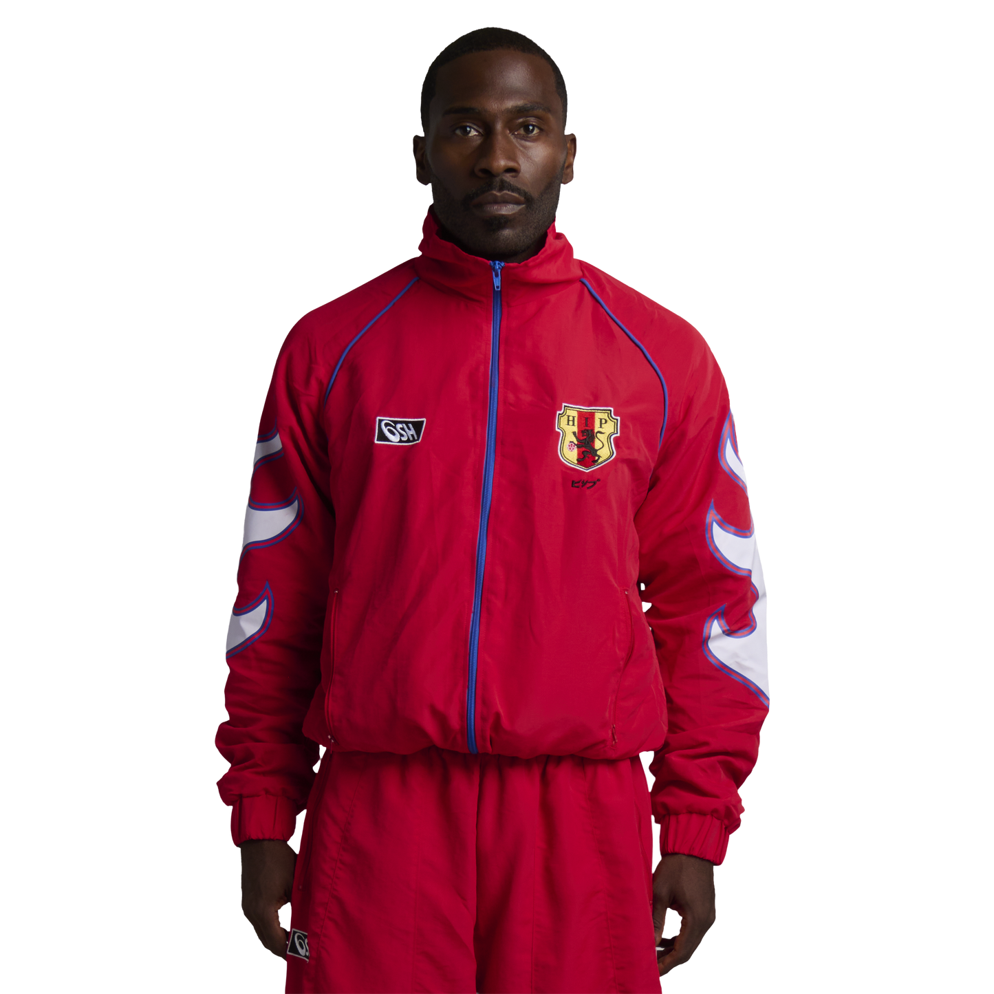 HIP FC JAPAN TRACK JACKET - RED