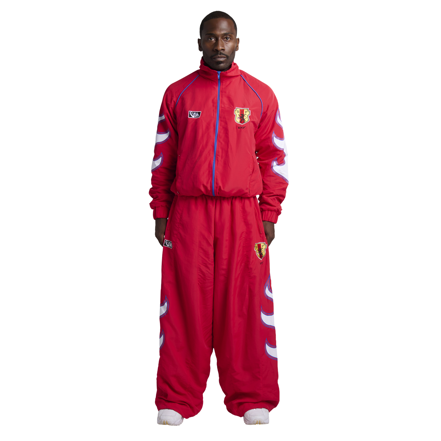 HIP FC JAPAN TRACK JACKET - RED