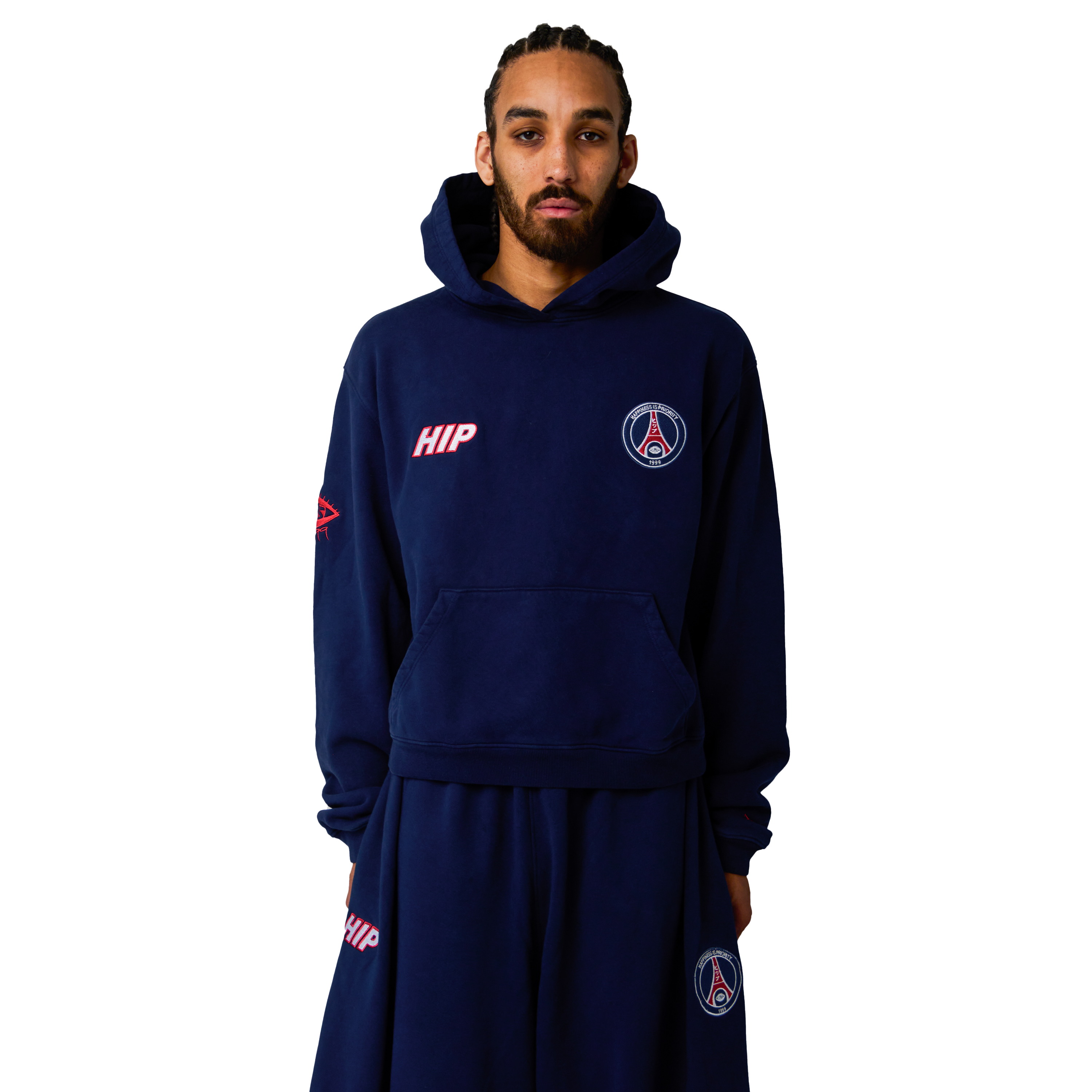 HIP FC KIT CROP HOODIE