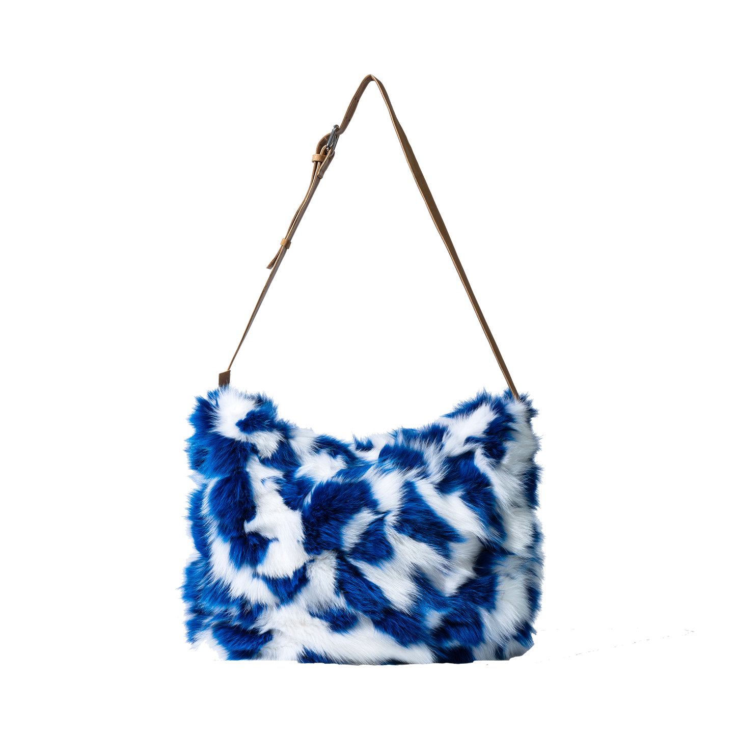 RABBIT SHOULDER BAG - BLUE & WHITE