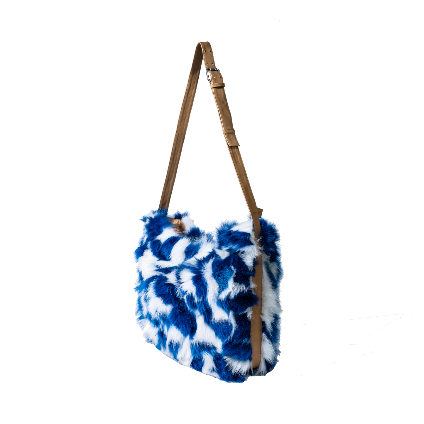 RABBIT SHOULDER BAG - BLUE & WHITE