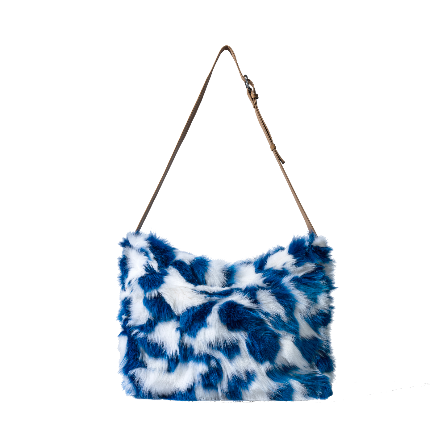 RABBIT SHOULDER BAG - BLUE & WHITE
