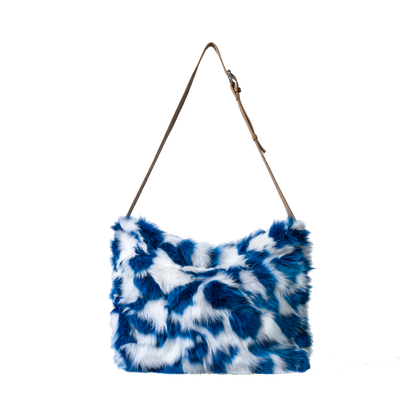RABBIT SHOULDER BAG - BLUE & WHITE