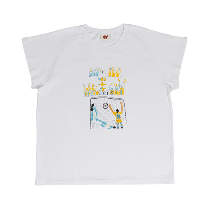 RONALDINHO 06 T-SHIRT - BLANCO
