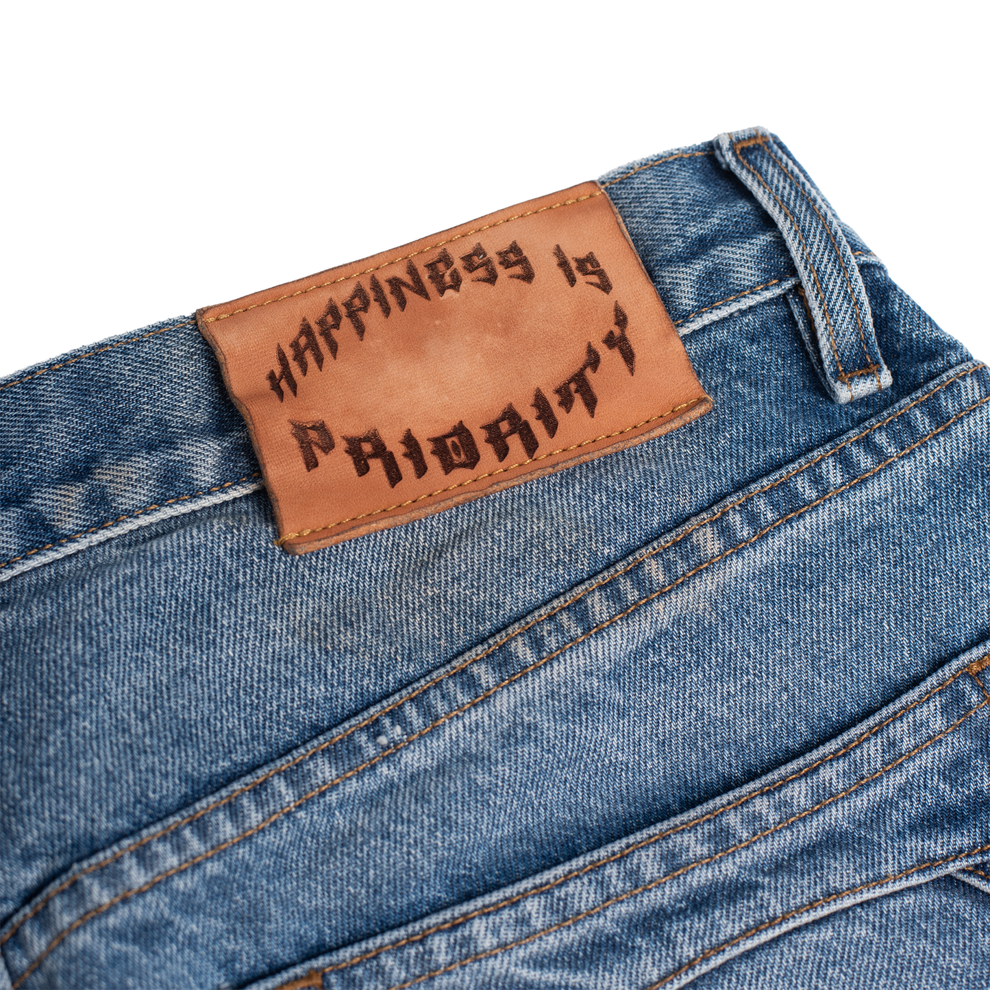 UNIFORM WIDE LEG DENIM - INDIGO BLUE