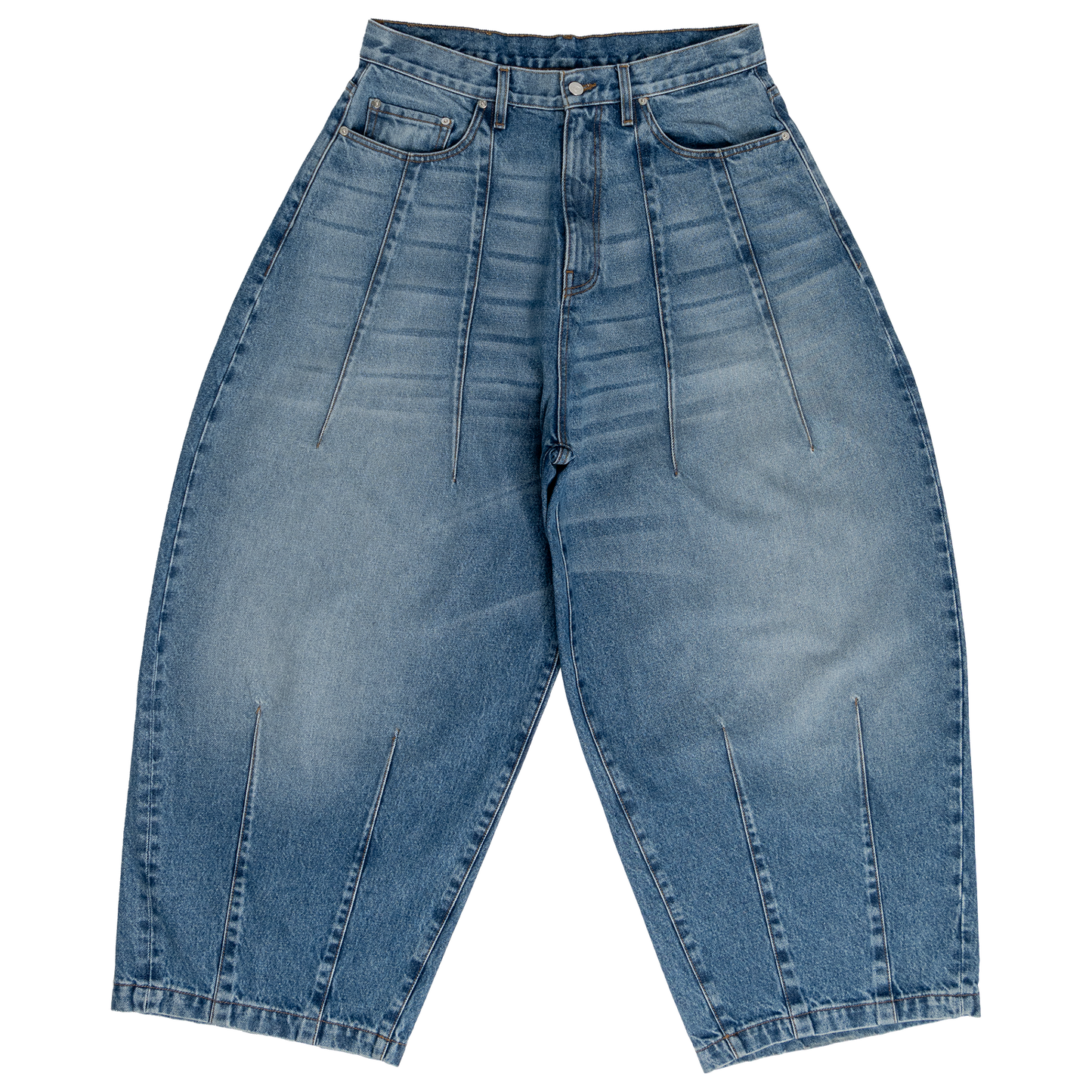 UNIFORM WIDE LEG DENIM - INDIGO BLUE