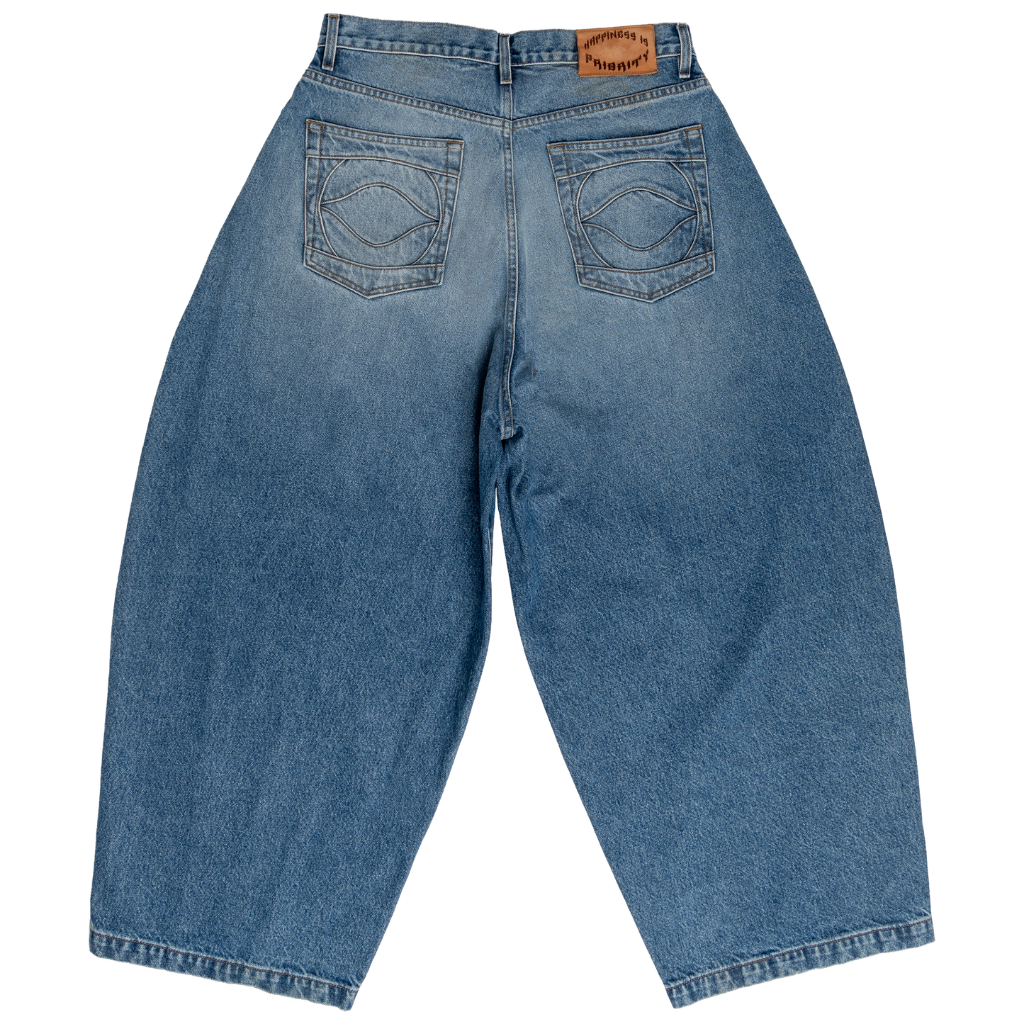 UNIFORM WIDE LEG DENIM - INDIGO BLUE